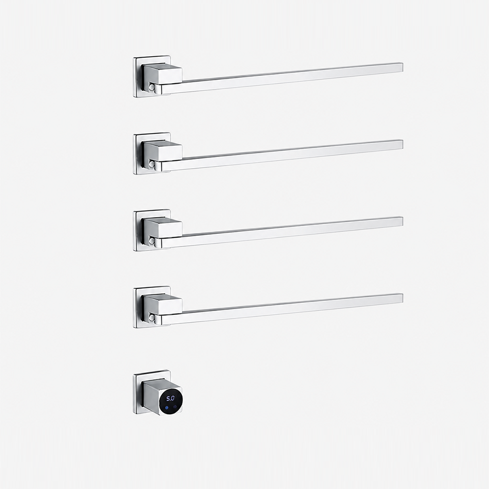 Swivel Electric Heated Towel Rack with Smart Timer