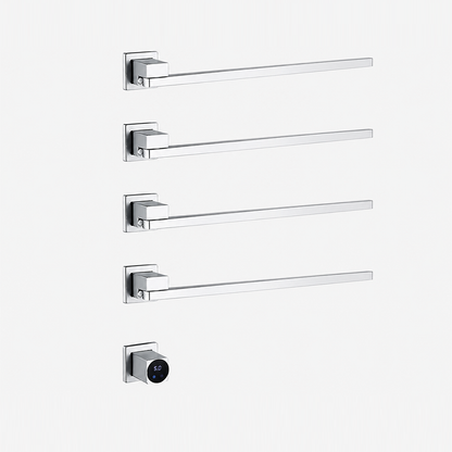 Swivel Electric Heated Towel Rack with Smart Timer