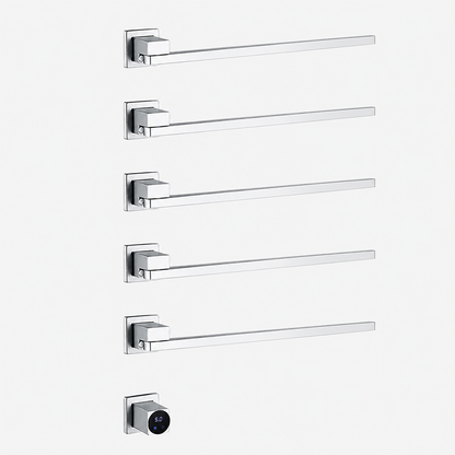 Swivel Electric Heated Towel Rack with Smart Timer