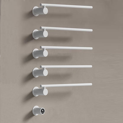 Wall Mounted Electric Heated Towel Rack with Swivel Bars Towel Warmers