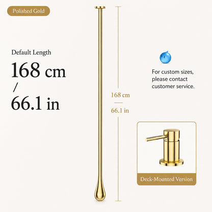 Customizable Ceiling-Mounted Bathroom Faucet with Hot & Cold Mixer