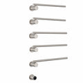 Brushed Nickel-5 Bar