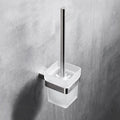 Brushed Nickel- toilet-brush-holder