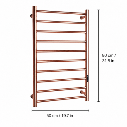 Luxury Towel Warmer Wall Mounted Electric Heated Towel Rack for Bathroom