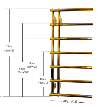 Luxury Electric Heated Towel Rail Stainless Steel Wall Mount Heated Towel Rack Towel Warmer