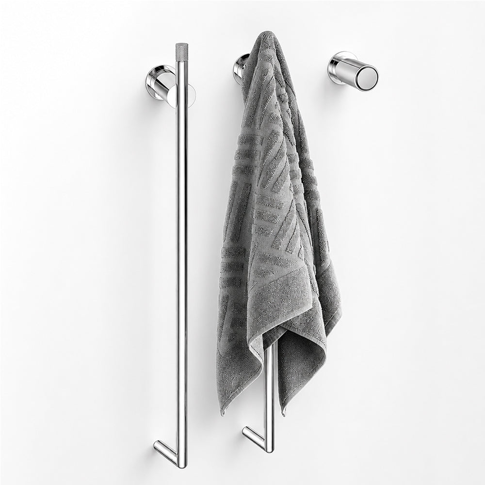 Minimalist Bathroom Towel Warmer Concealed Heated Towel Rack 2Bars