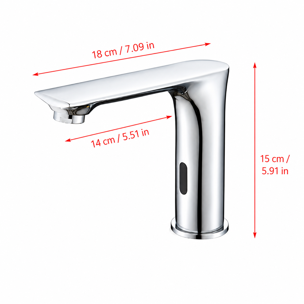 Touchless Sensor Basin Faucet Automatic Bathroom Faucet