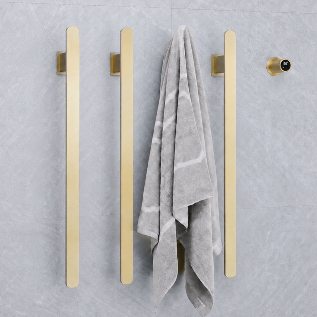 Smart Stainless Steel Heated Towel Rack Bathroom Towel Warmer -4 Bars