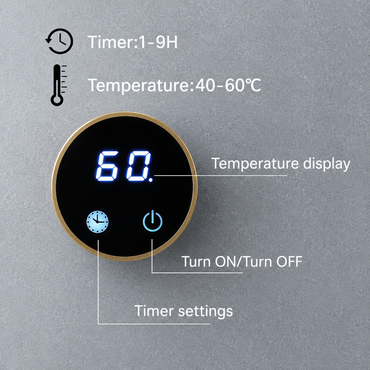 Smart Electric Heated Towel Rack Towel Warmers 4 Bars
