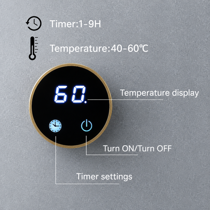 Smart Electric Heated Towel Rack Towel Warmers 4 Bars