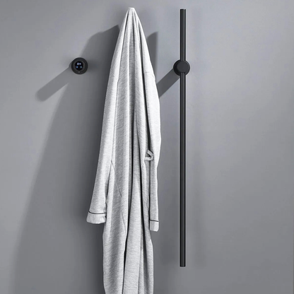 Electric Heated Towel Warmer Rack, Wall-Mounted Bathroom Towel Dryer with Digital Timer