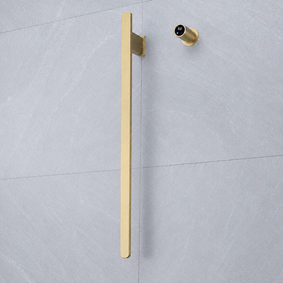 Smart Stainless Steel Heated Towel Rack Bathroom Towel Warmer – Single Bar