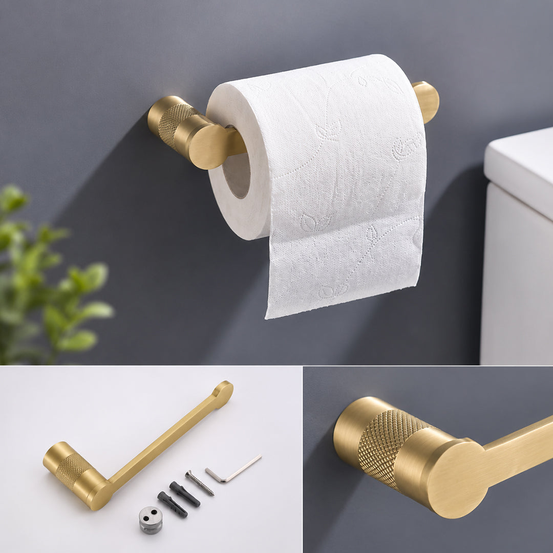 Brushed Gold Bathroom Hardware & Bathroom Accessories