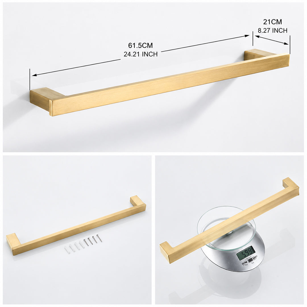 Stainless Steel Wall-Mounted Bathroom Hardware Set