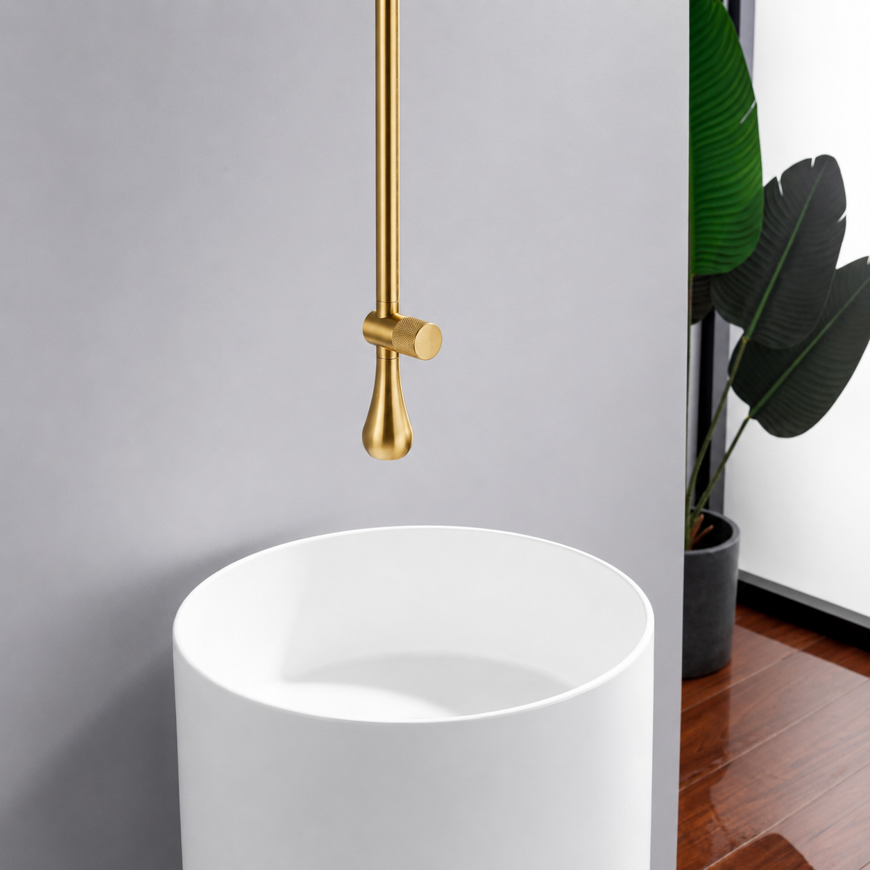 Creative Ceiling-Mounted Bathroom Sink Faucet  Basin Faucet
