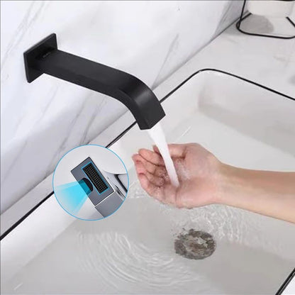 Wall Mount Automatic Bathroom Sink Faucet Sensor Basin Faucet