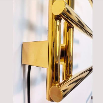 Luxury Electric Heated Towel Rail Stainless Steel Wall Mount Heated Towel Rack Towel Warmer
