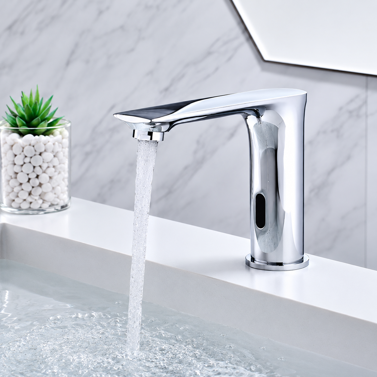 Touchless Sensor Basin Faucet Automatic Bathroom Faucet