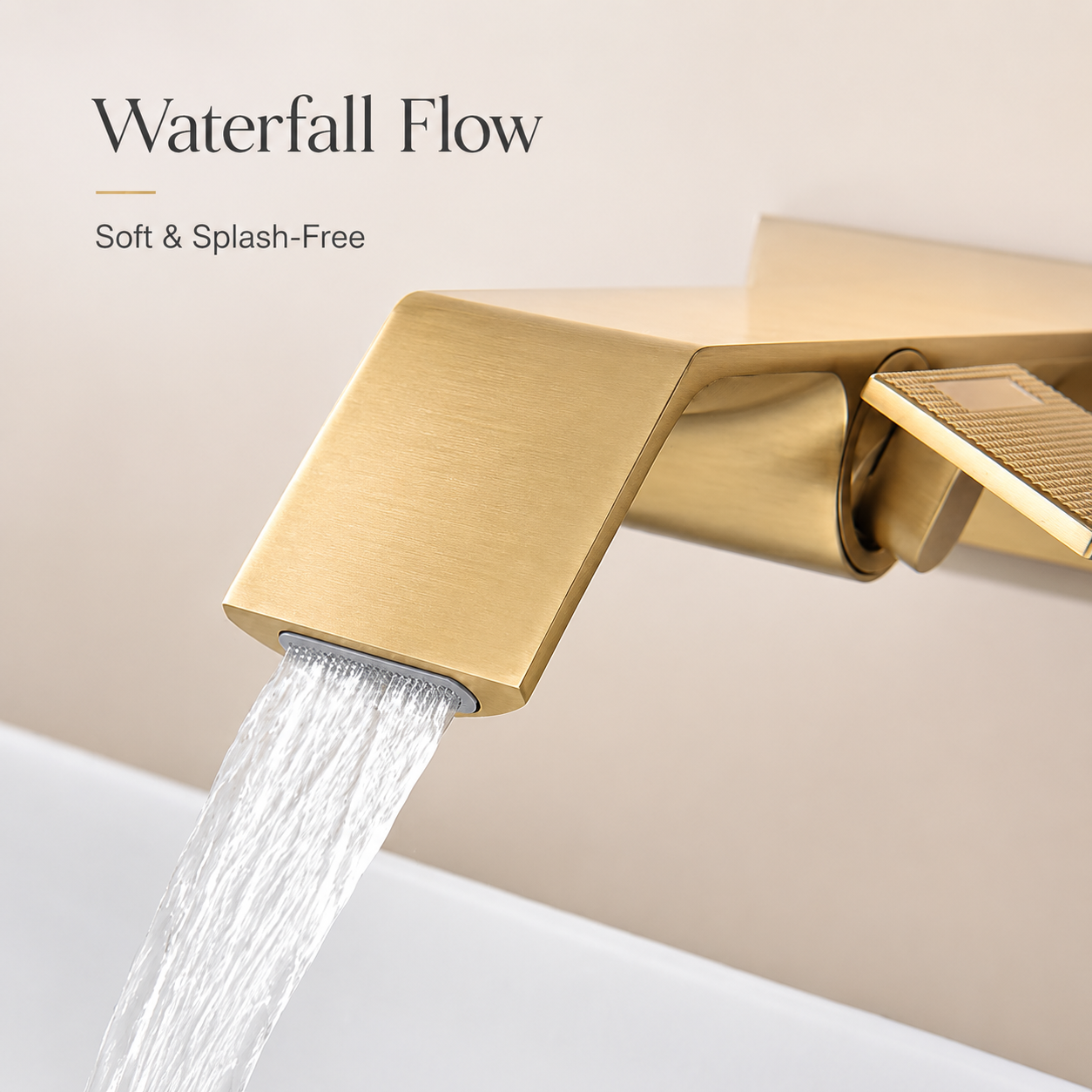 Brass Wall Mount Concealed Bathroom Sink Faucet  Basin  Faucet