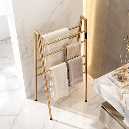 Freestanding Electric Heated Towel Rack with Digital Touch Control
