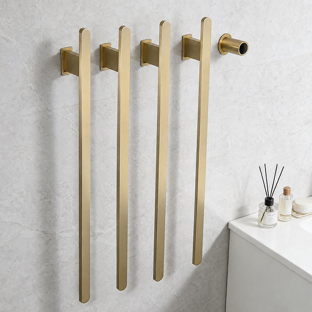 Smart Stainless Steel Heated Towel Rack Bathroom Towel Warmer -4 Bars