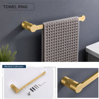 Brushed Gold Bathroom Hardware & Bathroom Accessories