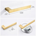 Brushed Gold- Towel Rack-D