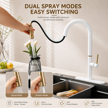 Kitchen Sink Faucet Pull Out Kitchen Faucet Tap Stainless Steel