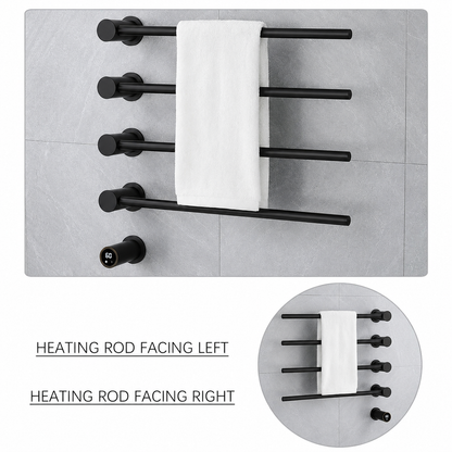 Stainless Steel Bathroom Towel Warmers,Heated Towel Rack Concealed installation