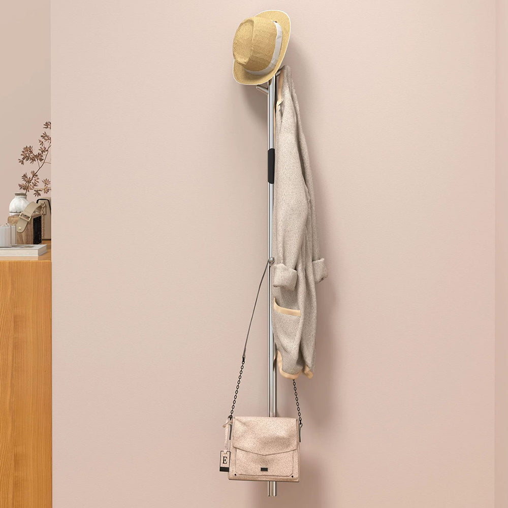 Smart Electric Heated Towel Rack with Hooks – Modern Wall Mounted Towel Warmer