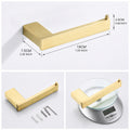 Brushed Gold- paper-holder