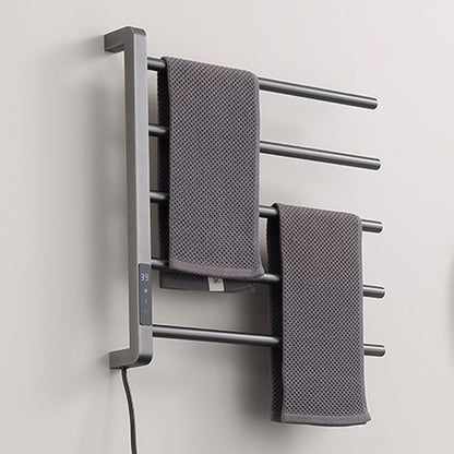Warmohome 5 Bars Heated Towel Rack for Modern Bathrooms Towel Warmers