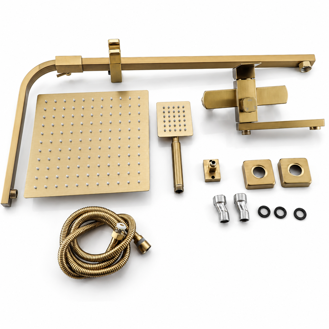 Brushed Gold Shower Faucet Shower System