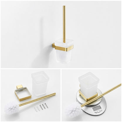Stainless Steel Wall-Mounted Bathroom Hardware Set