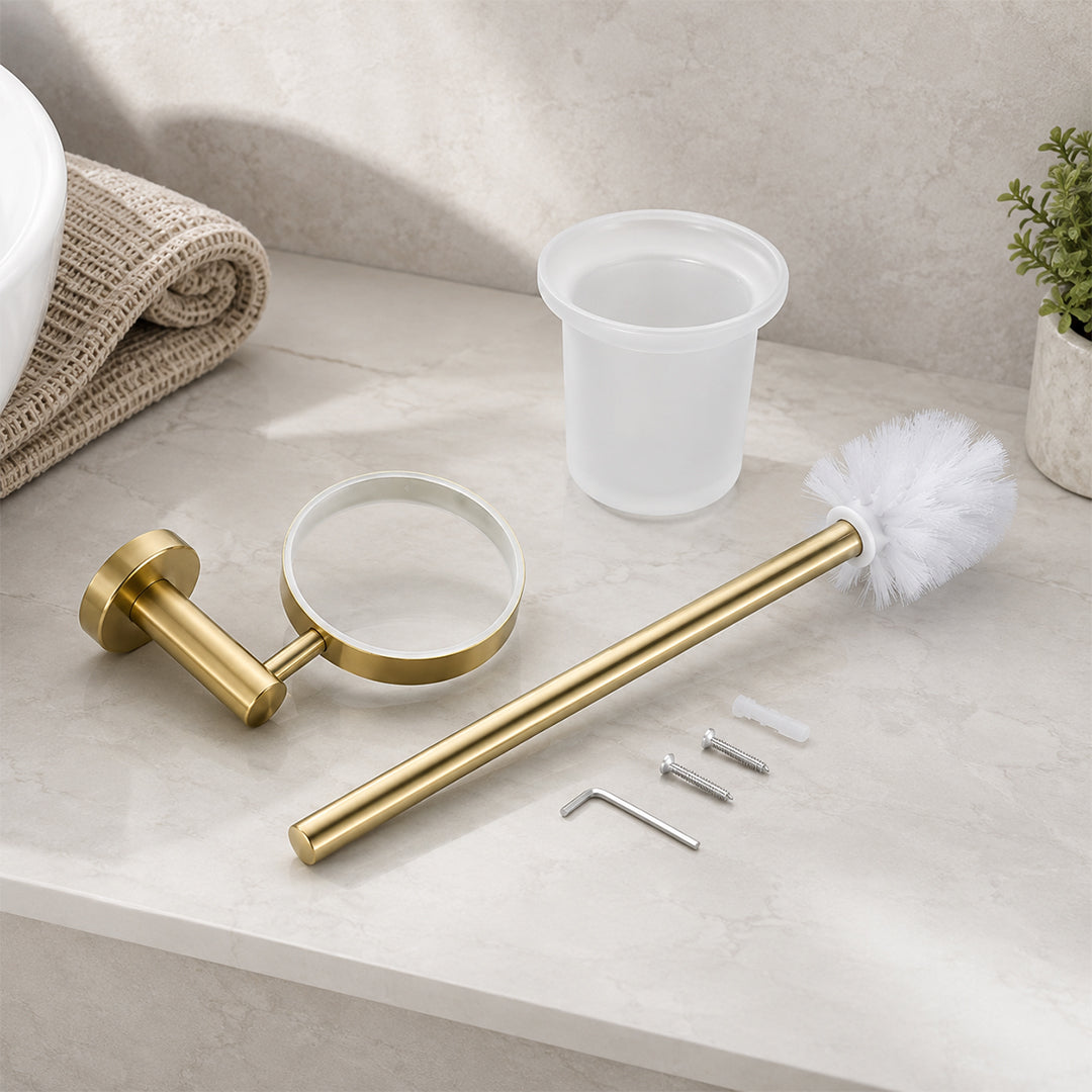 Stainless Steel Wall-Mounted Bathroom Hardware Set