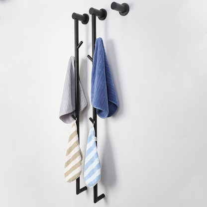 Concealed Hardwired Installation Bathroom Towel Warmer Fast Drying  Stainless Steel Electric Heated Towel Rack