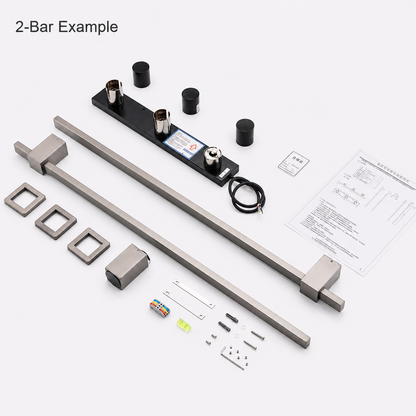 Smart Stainless Steel Heated Towel Rack 2 or 3 Bars