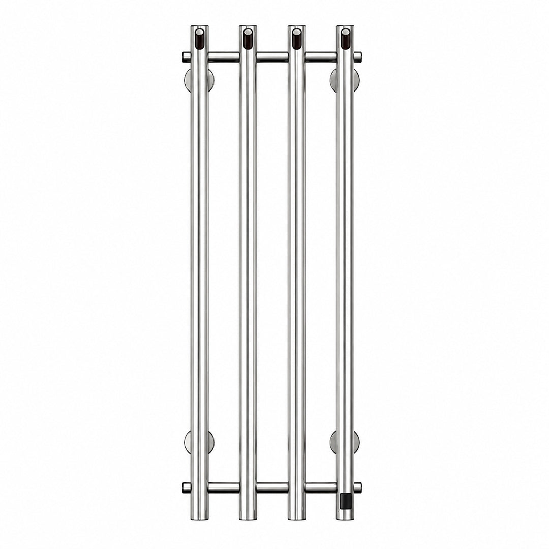 Stainless Steel Electric Heated Towel Rack with Hooks