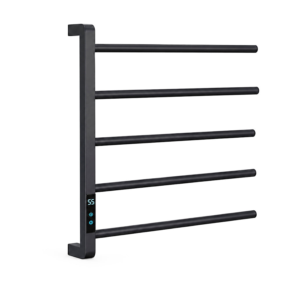 Warmohome 5 Bars Heated Towel Rack for Modern Bathrooms Towel Warmers