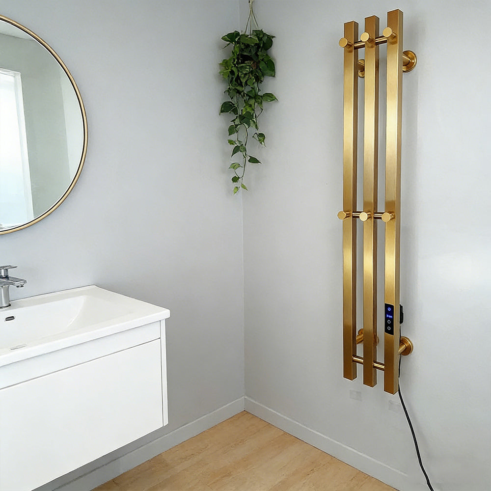 Warmohome Bathroom Heated Towel Rack Heated Towel Warmer for Modern Luxury Bathrooms