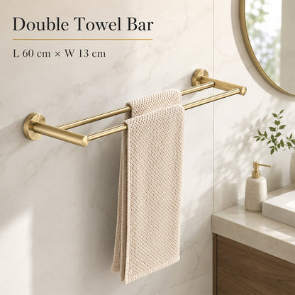 Stainless Steel Wall-Mounted Bathroom Hardware Set