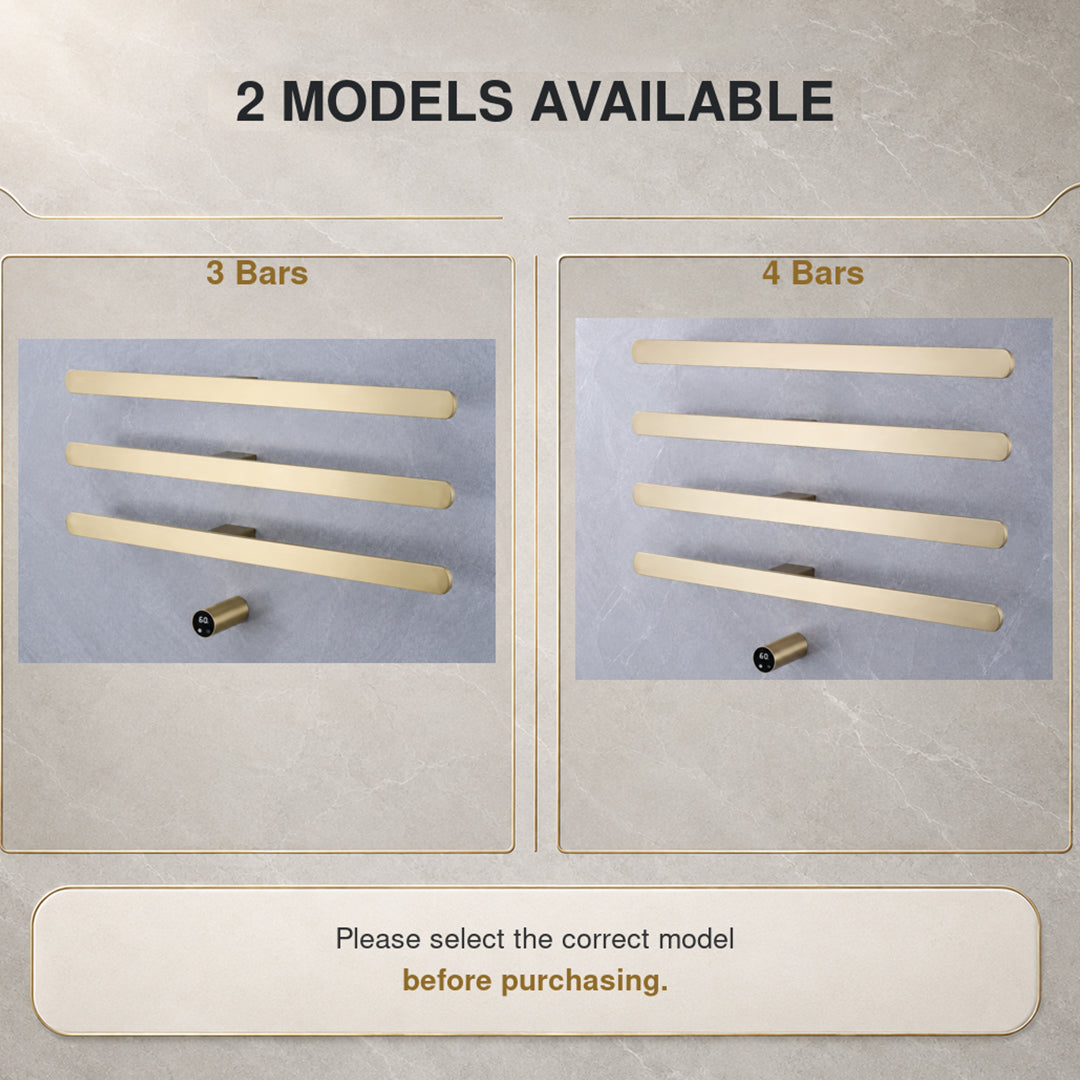 Smart Electric Heated Towel Rack Towel Warmers 3 Or 4 Bars