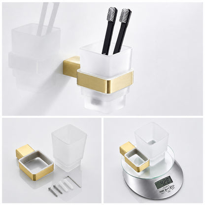 Stainless Steel Wall-Mounted Bathroom Hardware Set