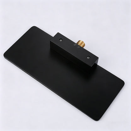 Brass Wall-Mounted Basin Faucet  Modern Waterfall Luxury Bathroom Sink Faucet