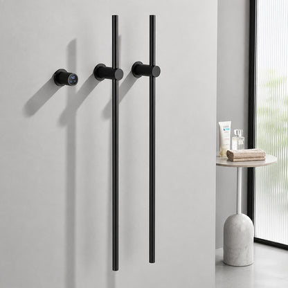 Electric Heated Towel Warmer Rack, Wall-Mounted Bathroom Towel Dryer with Digital Timer