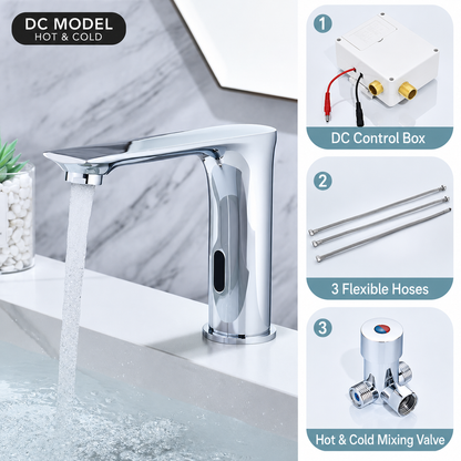 Touchless Sensor Basin Faucet Automatic Bathroom Faucet