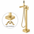 Brushed Gold - Floor Mount