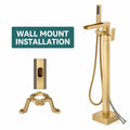 Brushed Gold - Wall Mount