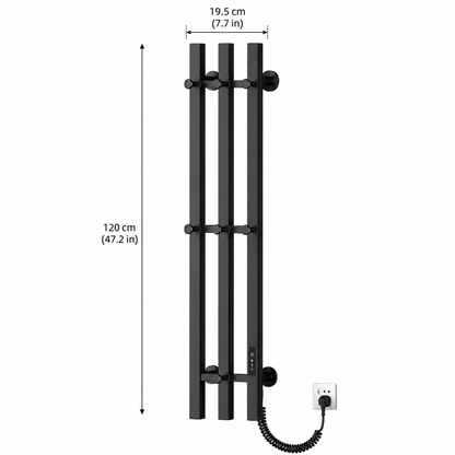 Heated Towel Rack Bathroom Towel Warmers-3 Bars